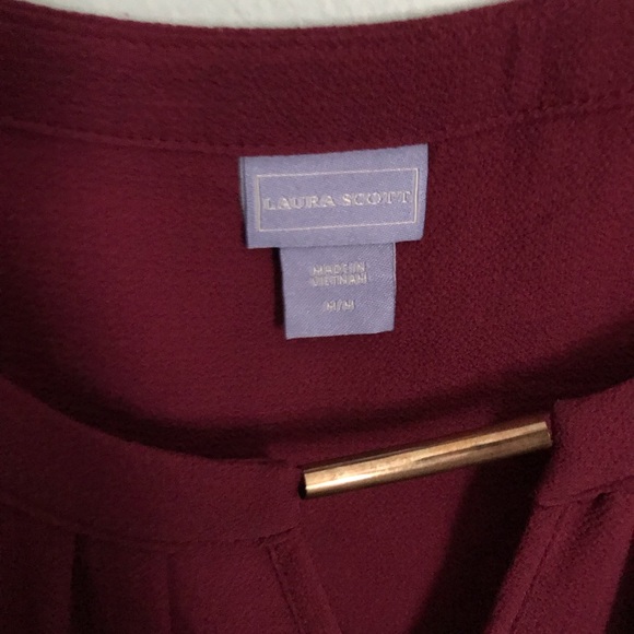 Burgundy work top - Picture 2 of 2